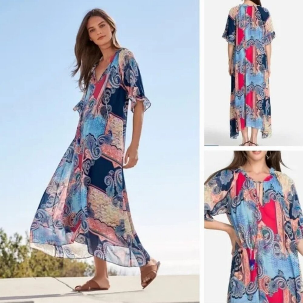 Cordelia Easy Midi Caftan Dress